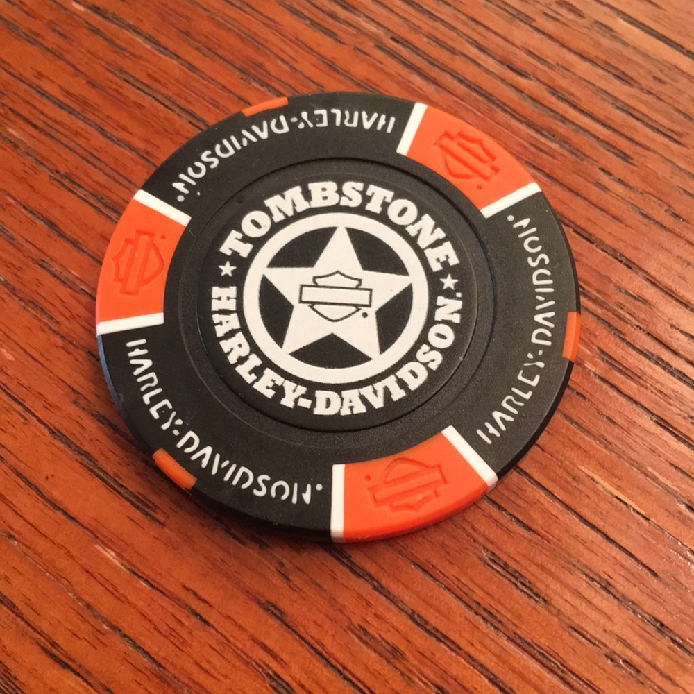 Harley-Davidson poker chip